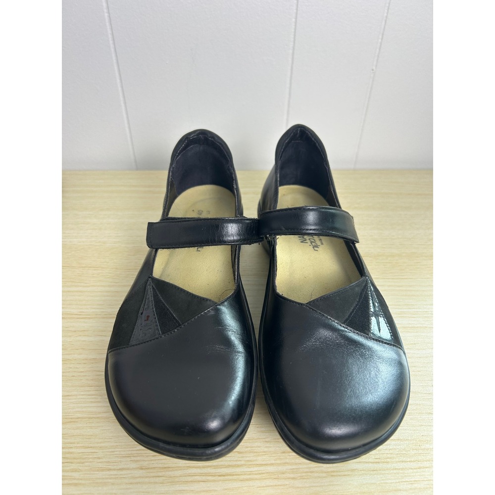 Naot Mary Jane Women 40 Black Leather Koru Arataki Comfort Walking shoes israel - Picture 2 of 8